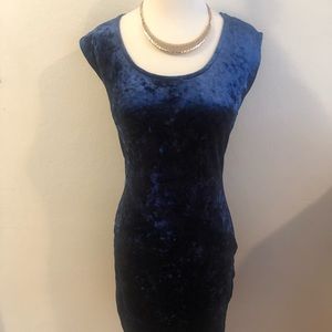 Forever 21/ Blue Suede Mini Dress